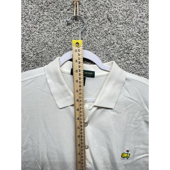 Amen Corner Masters Polo‎ Shirt Adult XL White Logo Golf Mens Augusta National - Picture 7 of 10